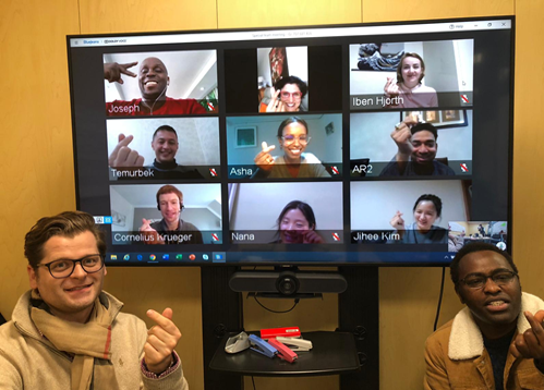 The IEU more tightly connected than ever! Our work has not suffered at all even during these challenging times thanks to video conferencing technology, great commitment made by team members and the dedicated leadership of the Head of the IEU.